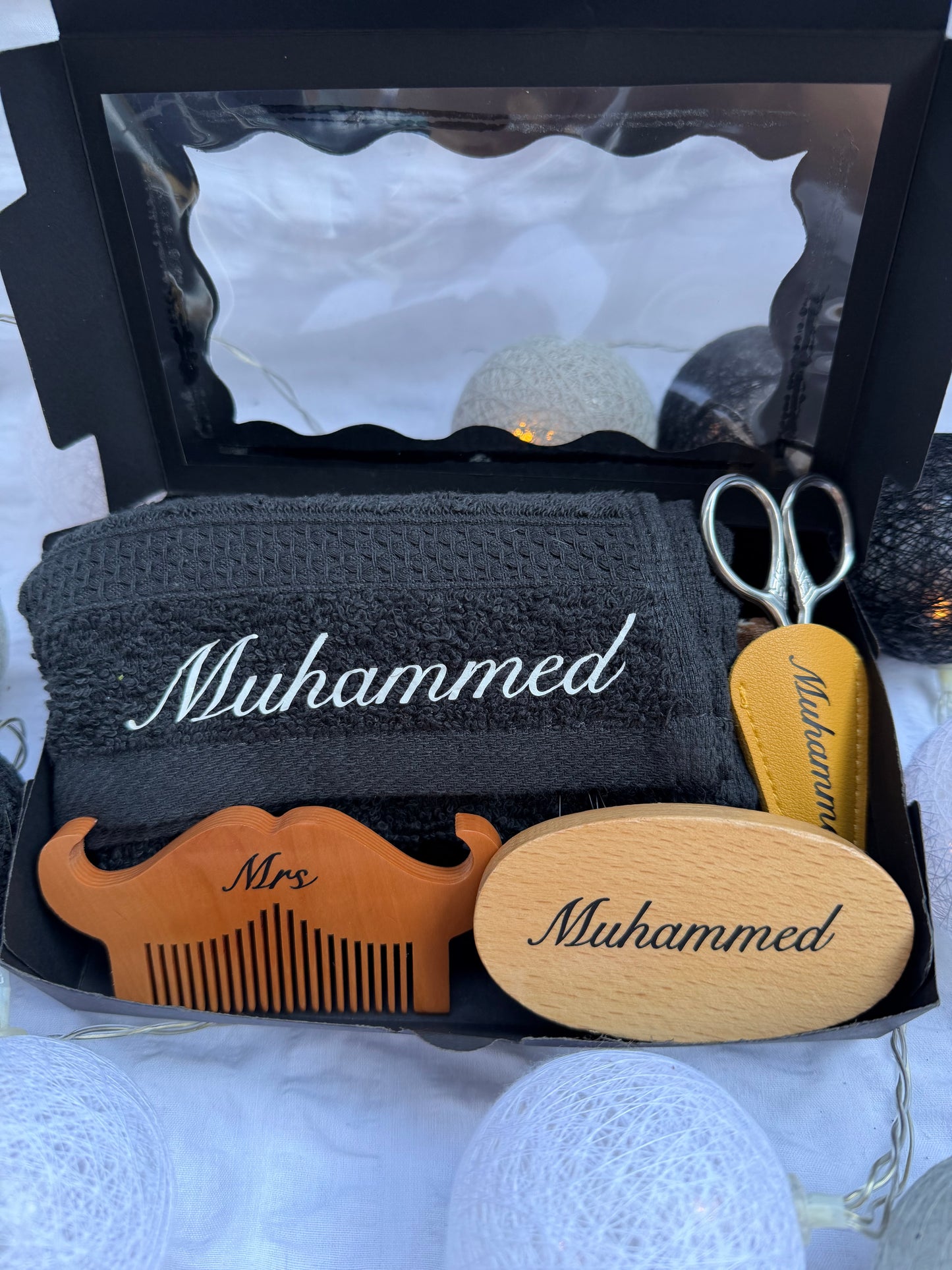 Coffret a barbe pour homme