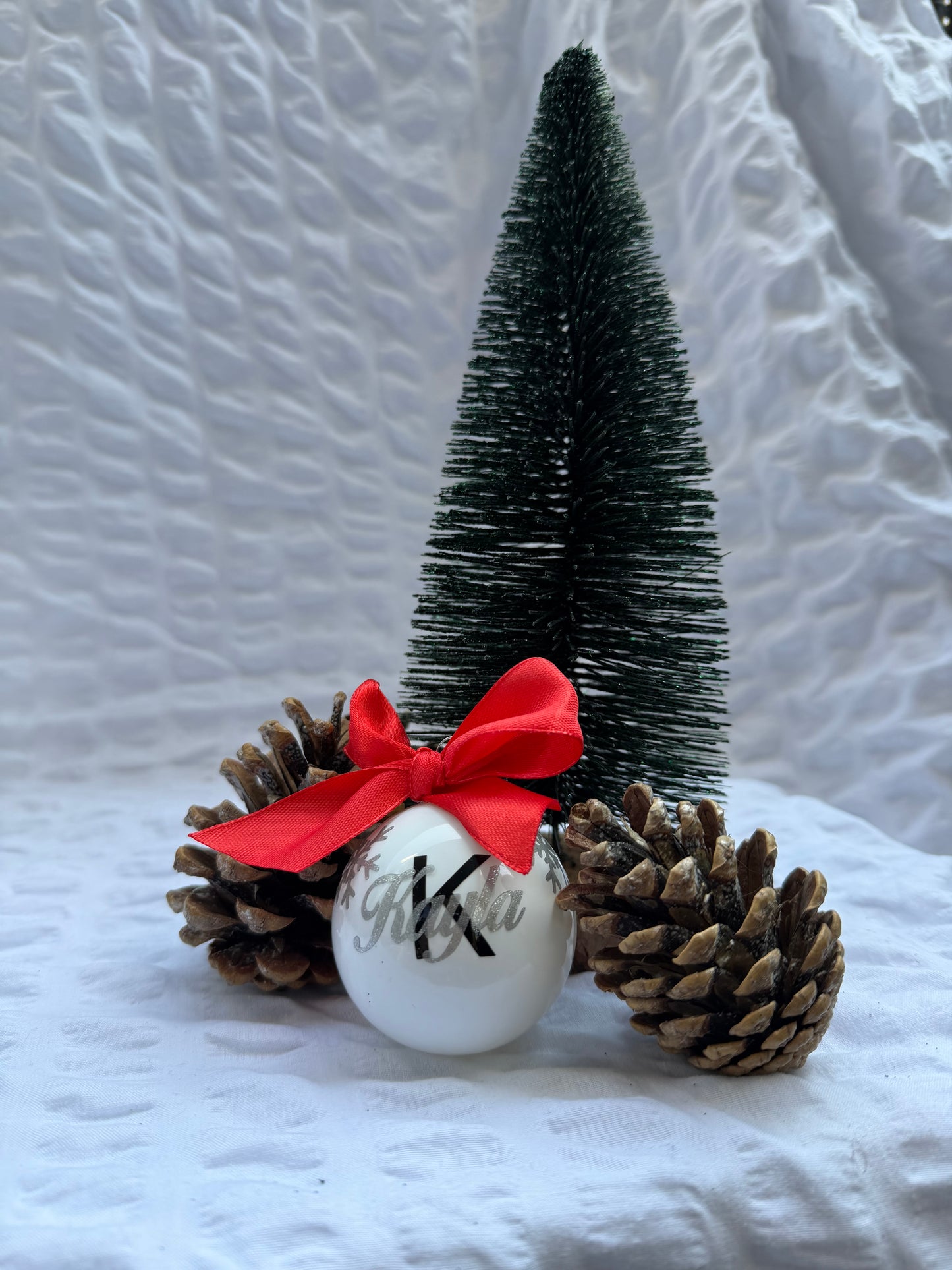 Boule de Noël prénom